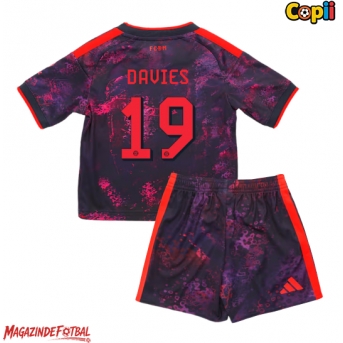 Bayern Munich Alphonso Davies #19 Echipament de Fotbal Replică 2026-27 Copii Treilea (+ Șorturi)